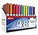 Madisi Dry Erase Markers Fine Tip, Assorted Colors, Set of 48 - Whiteboard Markers With Erasers