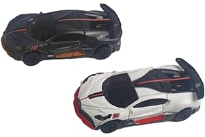 AGM MASTECH 1:87 Scale Slot Car Racing Vehicle, Front Lights, Double Contact Brushes, Compatible Mini Deluxe Block Building GD Series Race Set (GD-C3235) — for Ages 14+