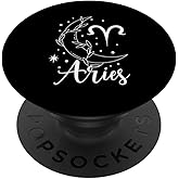 Aries Zodiac Sign Aries Birthday Aries Astrology PopSockets Standard PopGrip