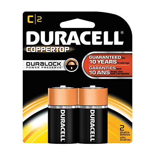 Duracell Alkaline C Batteries 2 Count