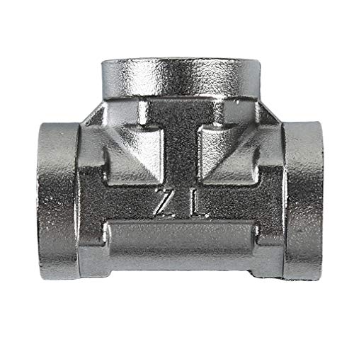 lehao397 3 Way Diverter Water Pipe Tee T Shape Adapter Connector for Angle Valve Hose, Bath Shower Arm Fittings,1#