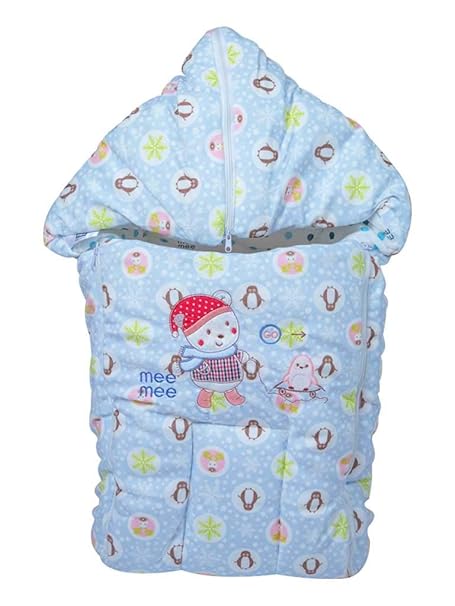 Mee Mee Baby Cozy Carry Nest Bag (Light Blue)