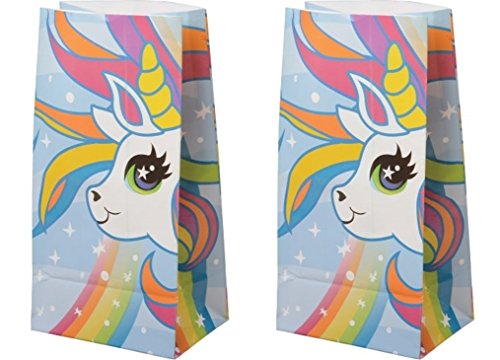 Paper Unicorn Treat Bags (24 Bags) Unicorn Bags