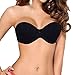 General Women's Underwire Push Up Strapless Bra Lightly Padded For Wedding