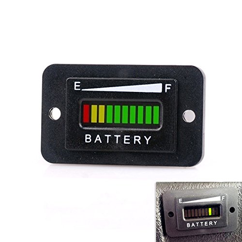 48V LED Lead-Acid Battery Indicator Meter Gauge Golf Cart 