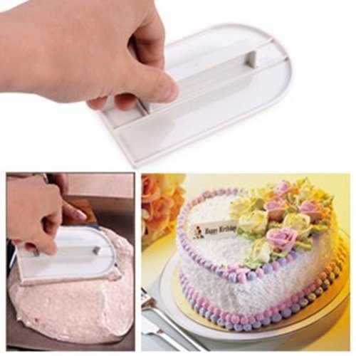HOSL HOSL 4 Sets (11pcs) Sugarcraft Icing Cake Smoother Fondant Cutter Embosser Rolling Pin Modeling Tool Kit Set