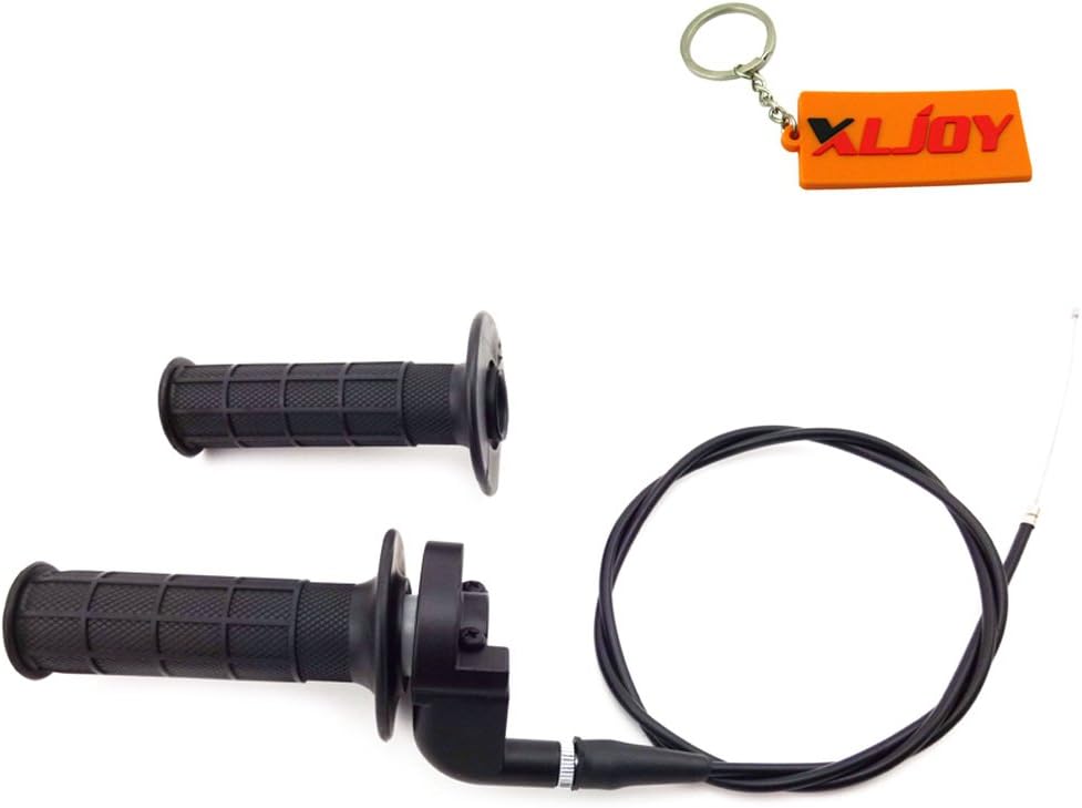 XLJOY Twist Throttle Hand Grips Cable Set For Twist Throttle Handle Grips Cable Fit ATC 110 125 185 185S 200 250R 3 Wheeler