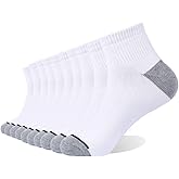 EnerWear 10P Pack Unisex Cotton Moisture Wicking Cushion Ankle Socks