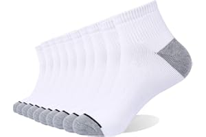 EnerWear 10P Pack Unisex Cotton Moisture Wicking Cushion Ankle Socks