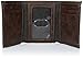 Levi's Men's Stitch Detail with Horse Logo Trifold Wallet