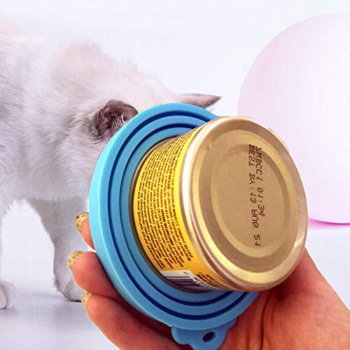 Blikdeksel kattenvoer, blikdeksel hondenvoer, 6 stuks universele voederdoos hond kattenblikdeksel voor huisdieren… - Afbeelding 4