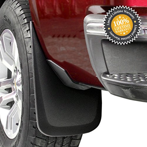 Premium Heavy Duty Molded 20142017 Chevy Silverado Splash Mud Flaps