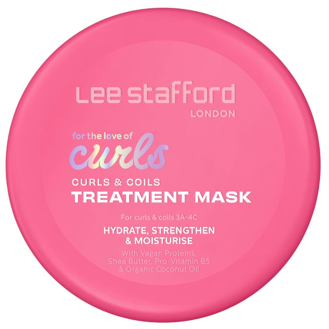 Lee Stafford Curls & Coils Hair Mask | For the Love of Curls - Intensive 3A-4C Treatment Mask for Curly & Coily Hair, Smooths, Hydrates and Enhances your Natural Curl, Anti-Frizz, 200ml — image 1