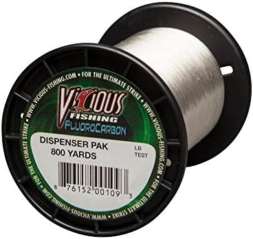 Vicious Fishing 100% Clear Fluoro - 8LB, 800 Yards