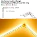 Nexillumi L Shape 2-pin 8mm Width LED Strip Connectors Angle Adjustable(90-180 Degrees) for 3528/2835 LED Strip Lights (10Pcs)