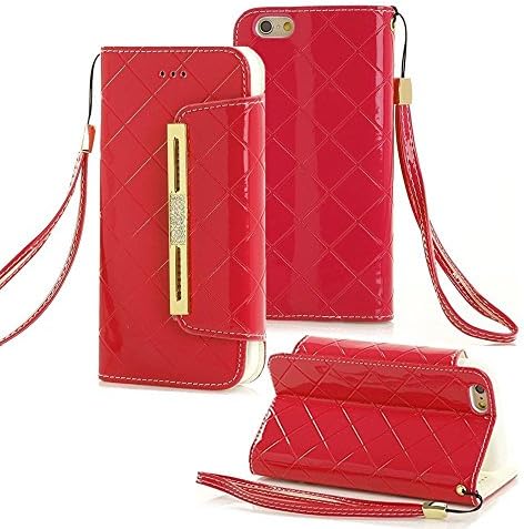 Hulorry Wallet Case for Galaxy S8, Wallet Case for Girls/Women Handbag Cover Flip Lightweight Fashionable Case 360 Degree Protection Shockproof Wallet Case for Samsung Galaxy S8