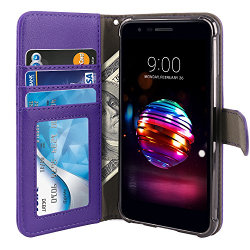 image for LG K10 2018 Case, LG K30 Case, TAURI [Stand Feature] PU Leather Wallet