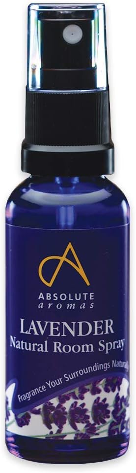 Absolute Aromas Natural Lavender Room Spray with Pure Lavender Oil
