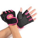 OuterStar GYM Weightlifting Sport Exercise Cycling Fitness Half Finger Gloves For Men/Women AS SEEN ON WOWSBOX