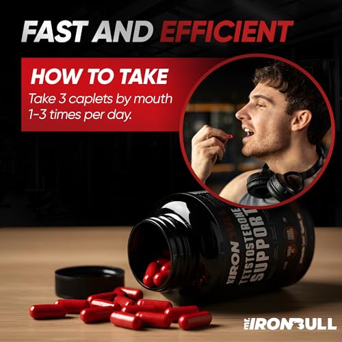 16-in-1 Testosterone Support & Advanced Men's Energy & Vitality Complex Formula | Made in Canada | High-Potency Herbal with Ashwagandha, Tongkat Ali, Maca, Tribulus, Ginseng, DIM, Horny Goat Weed, Boron, Vitamins & Minarels |Libido ,Muscle Building, Endurance, Male Vitality, Workout Recovery & Energy Support | Improved Mood & Male Reproductive Health | 90 Capsules