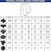 Big Horn 19708B-5PK 5 Star Thru Knob 5/16 x 18 (5/PK)