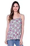 Bearsland Women's Maternity Nursing Tank Top and Cami Shirts,Pink/Black,X-Large