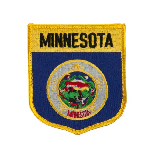 Mid State Flag Embroidered Patch Shield - Minnesota OSFM