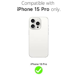 Svanove for iPhone 15 Pro Case Silicone, Glossy