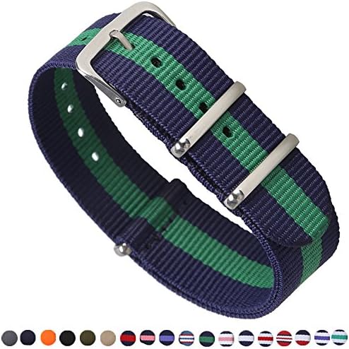 Nylon Watch Bands,OWNITOW Canvas Fabric Ballistic Nylon Watch Straps - Widths 16mm 18mm 20mm or 22mm 24mm