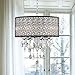 Jojospring Indoor 4-Light Chrome/Crystal/Metal Bubble Shade Chandelier