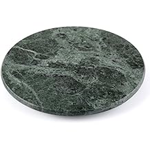 Creative Home Natural Green Marble Lazy Susan, 12" Diameter