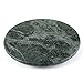 Creative Home Natural Green Marble Lazy Susan Turntable Rotating Display Serving Board, 12