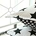 Vaulia Lightweight Microfiber Duvet Cover Sets, Tiny Star Printed Pattern, Reversible Color Design - Twin Size