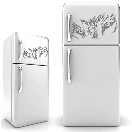 TIVOPA Nevera Calcomanía Sharp Lobo Ojos Tatuajes De Pared Serie ...