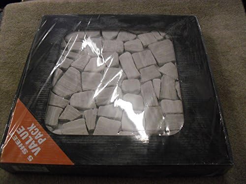 White Quarry Stone Pebble Mosaic 12x12 (5 Sq.Ft) Per Box