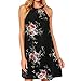 vanberfia Women's Sleeveless Casual O Neck Loose Mini Dress