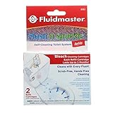 Fluidmaster 8302P8 Flush 'n Sparkle Automatic Toilet Bowl Cleaning System Refills, Bleach 2-Pack