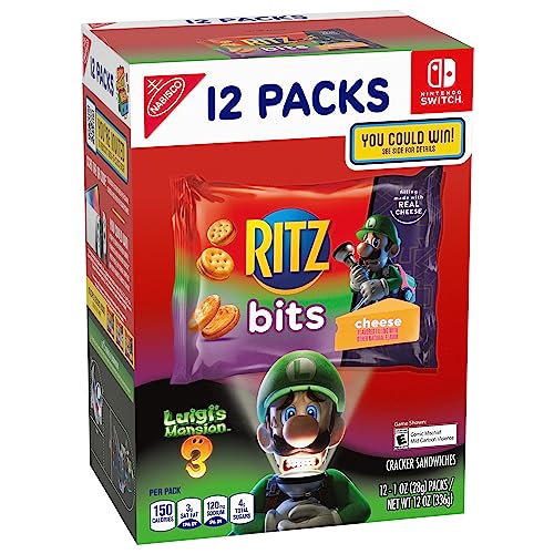 RITZ Bits Cheese Sandwich Crackers, 12 Snack Packs on Galleon Philippines