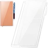 1PACK Clear Cover for Hobonichi Weeks 2026 Planner | 8.0x7.7 Inches,Plastic Cover for Weeks Book,Protective Sleeves Compatible with April Start &amp; Mega Planners