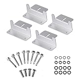 Sun YOBA Solar Panel Mounting Z Bracket Mount Supporting for RV Boat Off Grid Roof Set of 4