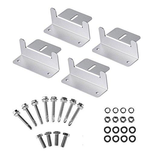 Sun YOBA 2 sets of Solar Panel Mounting Z Bracket, sets of 4 units