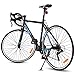 Goplus Commuter Bike Road Bike Quick Release Aluminum 700C 21 Speed (Black)thumb 3