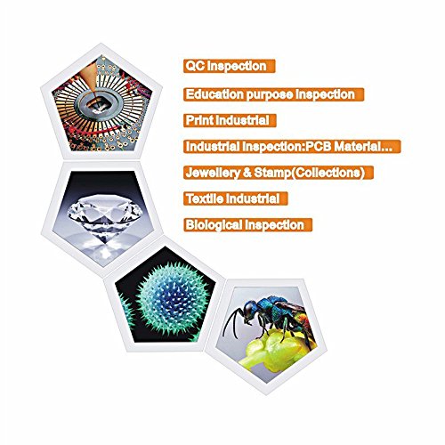 LCD Digital Microscope Sourcingbay 4.3 Inch Portable Detection HD Display Screen 600X Zoom Built-In Battery Camera Video Recording Timestamp for Micro-organisms, Plants, Insects and Repair Microscope - Thumbnail 7