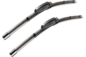 ANRDDO Wipers Factory Replacement For Audi A4 S4 RS4 A6 S6 Audi Allroad 2002-2008 Original Equipment Windshield Wiper Blade Set- 22"+22" (Set of 2) Pinch Tab