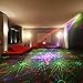 SUNY Laser RGB Lights Sound Activated Music Laser Projector 80 Combinations 5 Lens Gobos Laser Lights Blue LED Remote Control Stage Lighting Red Green Blue DJ Light Live Show Party Dance Home Holiday