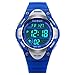 Boys Watch Child watches Waterproof Digital Sports Casual LED Wrist Watches Blue