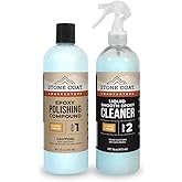 Stone Coat Countertops Polishing and Cleaning Kit (32Oz) Removes Micro Scratches, Restores Shine, Maintains Epoxy Surfaces after Sanding for Tables, Countertops, Shower Walls, and Woodworking Projects
