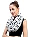 Lina & Lily Labrador Dog Print Women's Infinity Scarf Lightweight, Gift for Dog Lover (Beige)