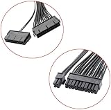 Mugetech 24-Pin Dual PSU Power Supply Extension Cable ATX Motherboard 30cm view 4