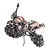 ZOVIE Creative Hand Soldering Wrought Iron Motorcycle Model Bronze Tone Metal Moto Collection Simple Modern Home Decor Ornaments for Motocycle Lovers